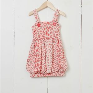 Peach Animal Print Tunic Top